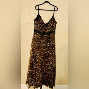 🔥🔥🔥 Mac Duggal LEOPARD Print Gown